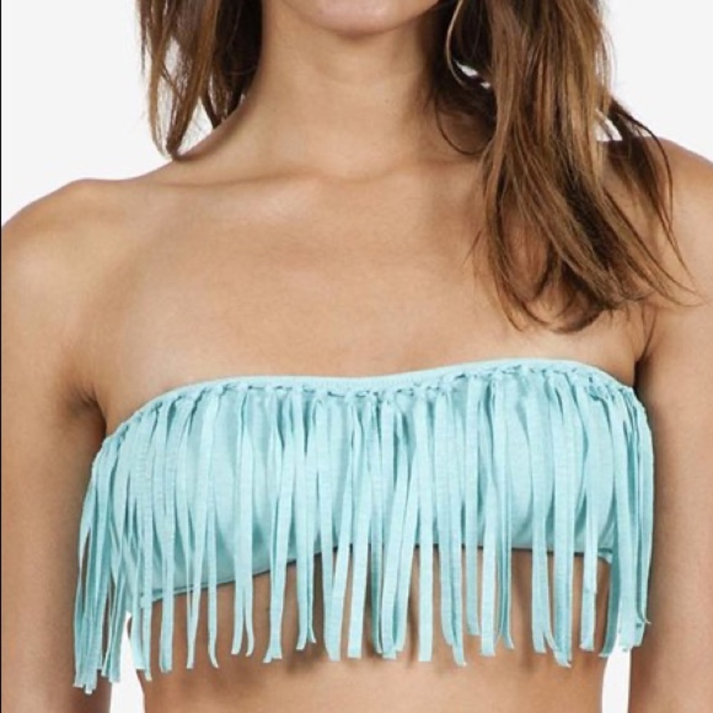 Volcom Fringe Bandeau Bikini Top